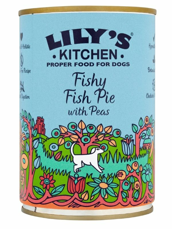 Fishy Fish Pie with Peas for Dogs 400g (Lilys Kitchen)