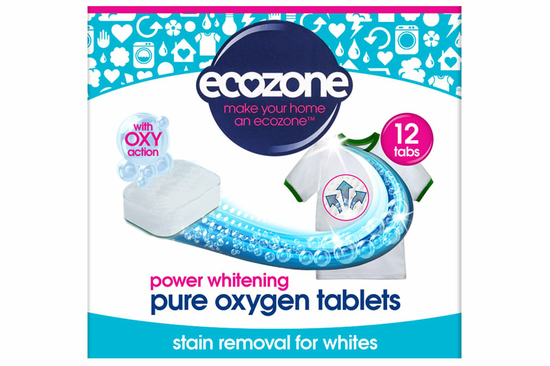 Pure Oxygen Laundry Whitening Tablets - 12 Pack (Ecozone)