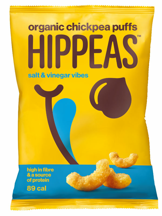 Chickpea Puffs - Salt & Vinegar Vibes, Organic 22g (Hippeas)
