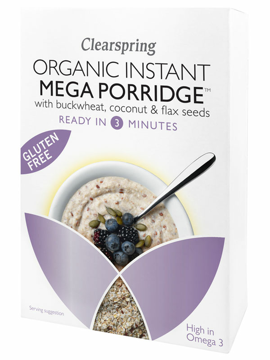 Instant Mega Porridge, Organic 160g (Clearspring)