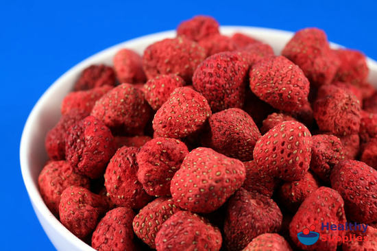 Freeze Dried Whole Strawberries 25g (Healthy Supplies)