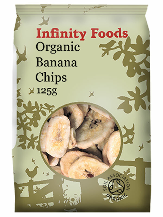 These are sweet & crunchy banana chips.