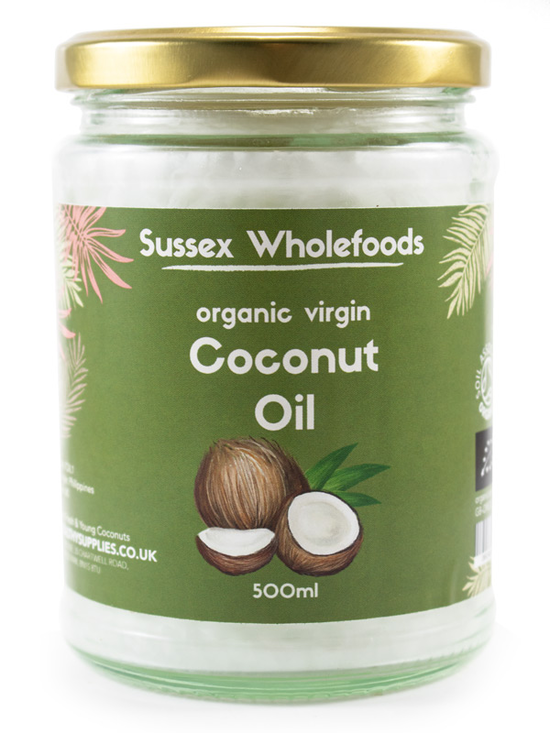 Organic Virgin Coconut Oil 500ml (Sussex Wholefoods)