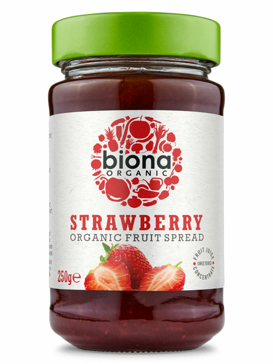 Organic Strawberry Spread 250g (Biona)