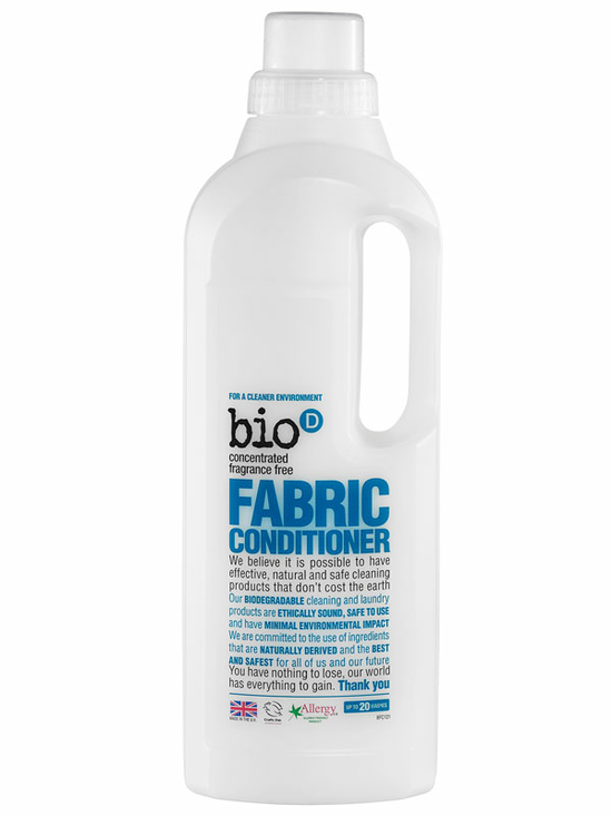 Fragrance Free Fabric Conditioner 1 Litre (Bio D)