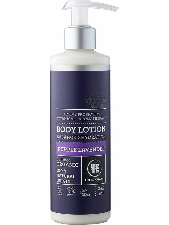 Purple lavender Body Lotion, Organic 245ml (Urtekram)