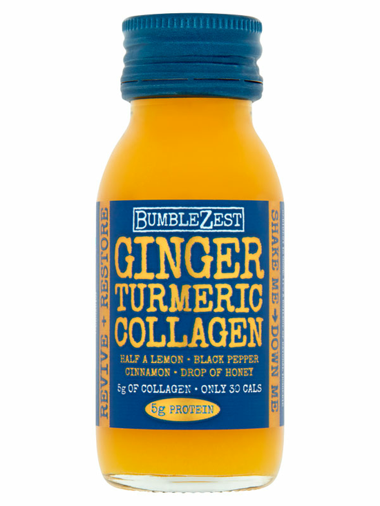 Revive & Restore - Ginger, Turmeric and Collagen Drink 60ml (Bumblezest)