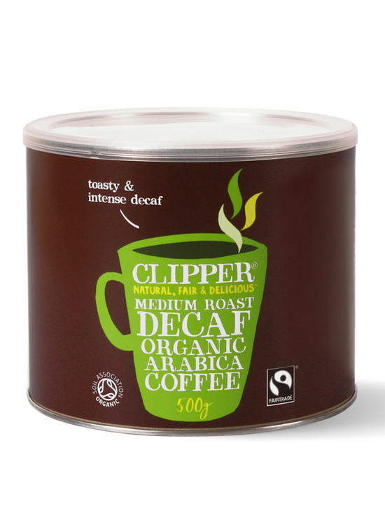 Medium Roast Decaffeinated Instant Coffee, Organic 500g (Clipper