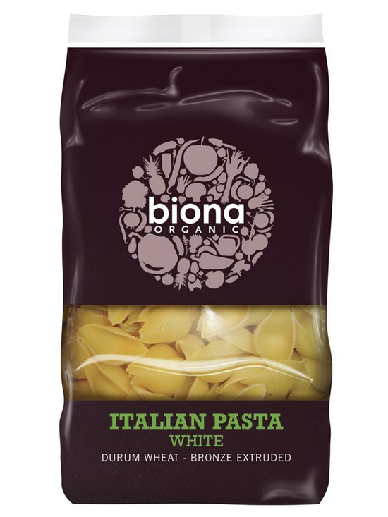 Conchiglie White Pasta, Organic 500g (Biona)