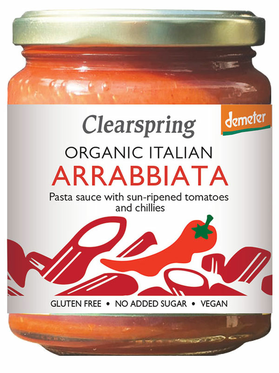 Demeter Italian Arrabbiata Pasta Sauce, Organic 300g (Clearspring)