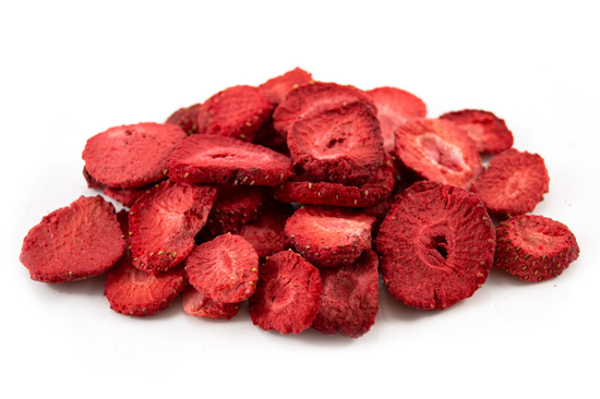 Organic Freeze-Dried Sliced Strawberries 100g (Sussex Wholefoods)