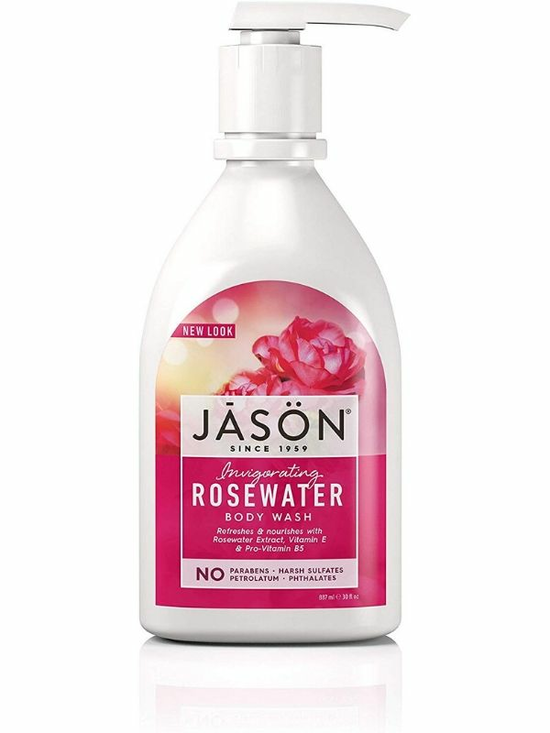 Glycerine & Rose Body Wash with Pump 900ml (Jason)