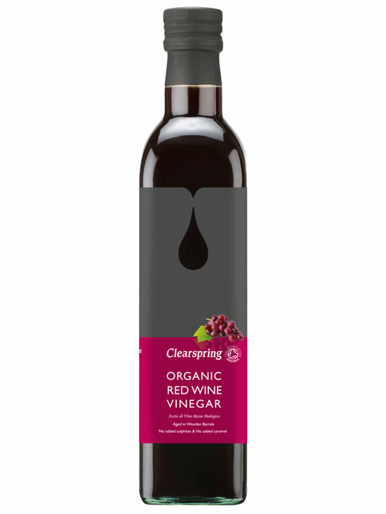 Red Wine Vinegar, Organic 500ml (Clearspring)