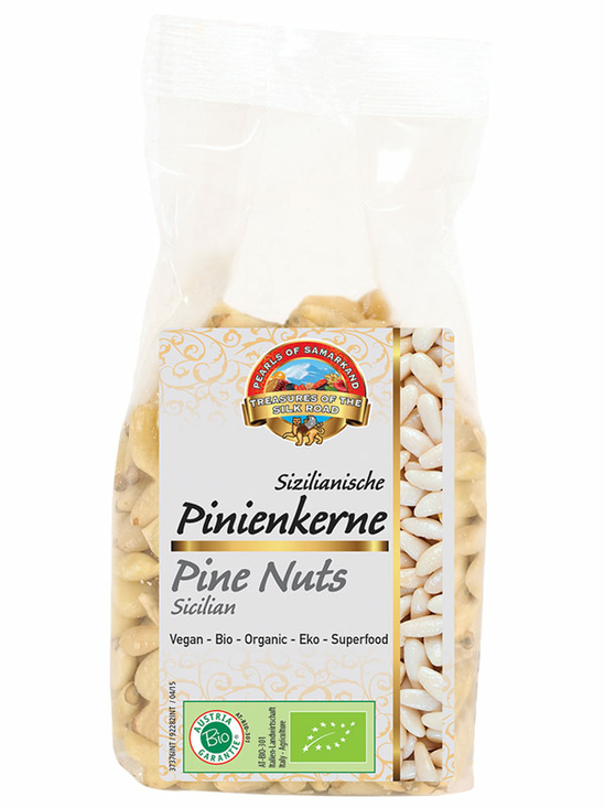 These Italian pine nuts are a different variety<br>to the Chinese ones, with a more delicate flavour<br> and a softer texture.
