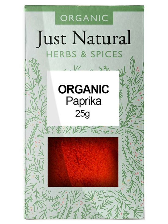 Paprika 25g, Organic (Just Natural Herbs)