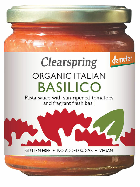 Demeter Italian Basilico Pasta Sauce, Organic 300g (Clearspring)