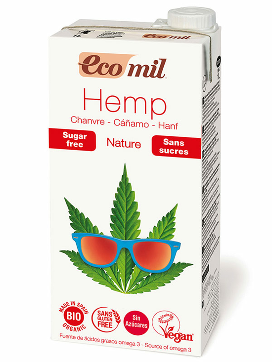 Unsweetened Hemp Drink, Organic 1 Litre Healthy Supplies