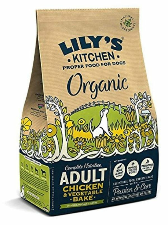 Chicken with Vegetables Bake for Dogs, Organic 1kg (Lilys Kitchen)