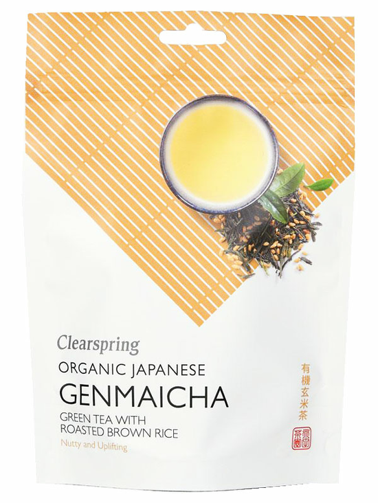 Organic Loose Leaf Genmaicha Tea 90g (Clearspring)