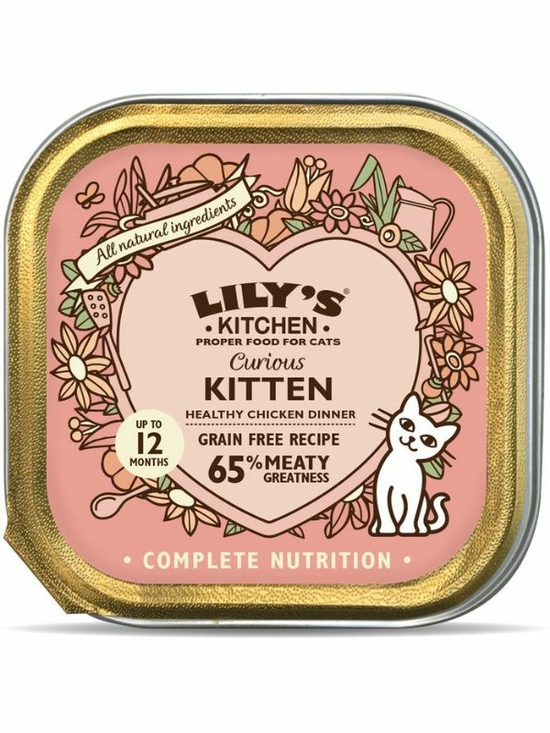 Curious Kitten Dinner 85g (Lilys Kitchen)