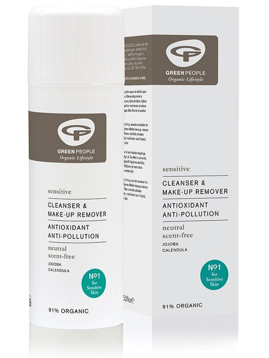 Scent-Free Cleanser & Make-Up Remover, Organic 150ml (Green People)