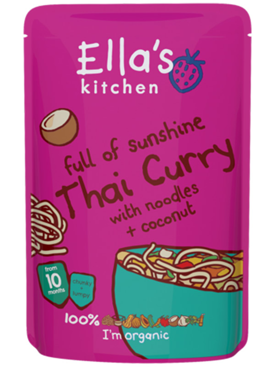Stage 3 Thai Curry with Noodles, Organic 190g (Ella's Kitchen)