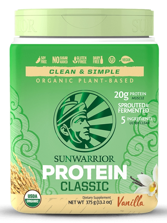 Classic Protein Blend Vanilla Flavour 375g (Sunwarrior)