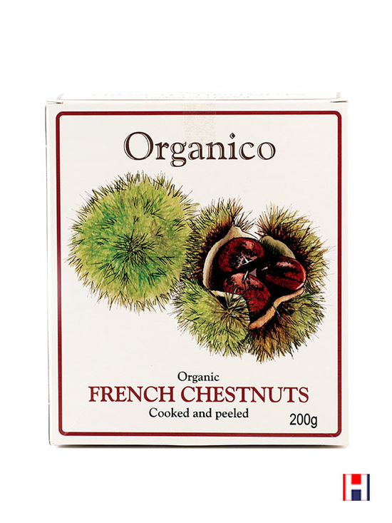 Organic Chestnuts, Cooked & Peeled 200g (Organico)