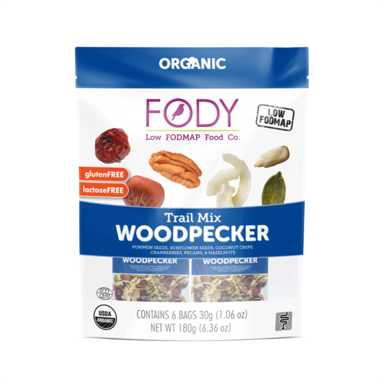 Woodpecker Multipack bag Low FODMAP 6 x 30g, Organic (Fody)