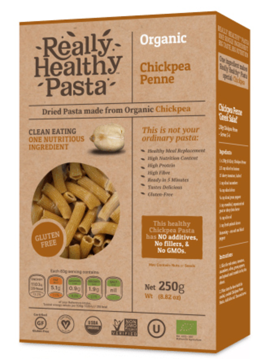 Chickpea Penne, Gluten-Free 250g (Really Healthy Pasta)