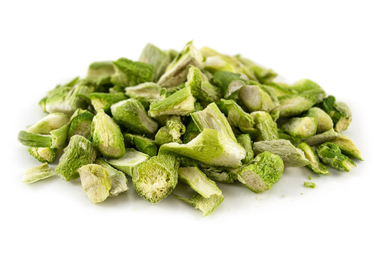 Freeze-Dried Green Asparagus Pieces 50g (Sussex Wholefoods)