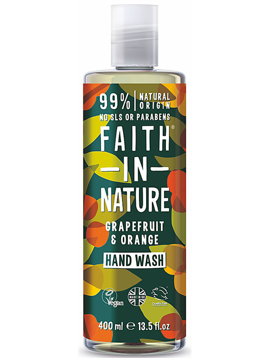 Grapefruit & Orange Hand Wash 400ml (Faith in Nature)