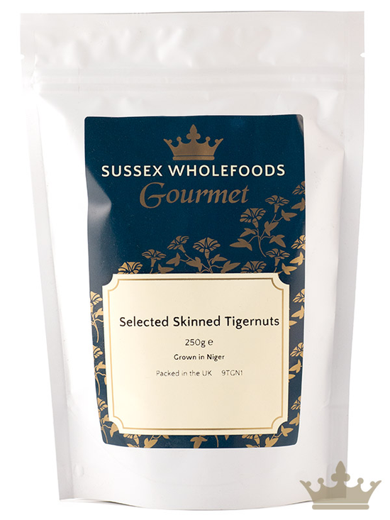 Selected Skinned Tiger Nuts 250g (Sussex Wholefoods Gourmet)