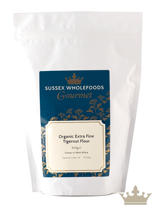 Extra Fine Tiger Nut Flour, Organic 500g (Sussex Wholefoods Gourmet)