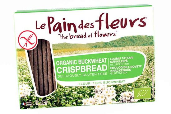 Gluten-Free Buckwheat Crispbread 125g, Organic (Le Pain des Fleurs)