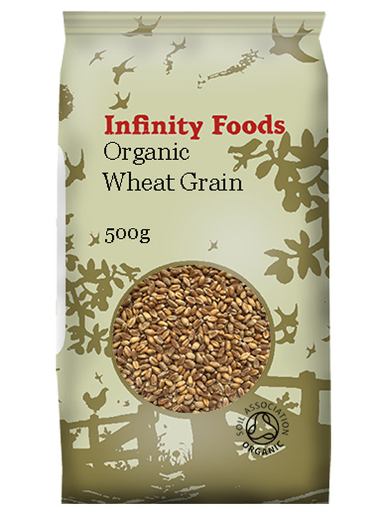 Whole grains of wheat.