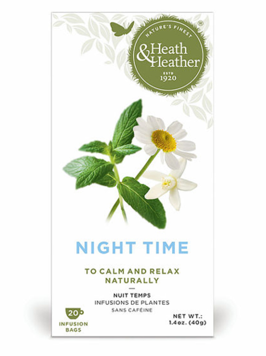Heath & Heather Camomile & Herb "Night Time" Herbal Tea 20 bags