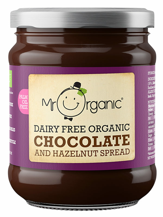 Dairy-Free Chocolate & Hazelnut Spread, Organic 200g (Mr Organic)
