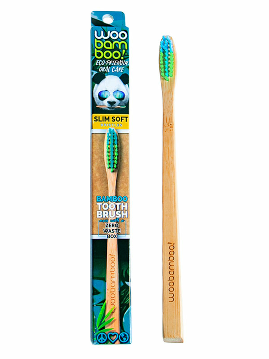 Slim Soft Bamboo Toothbrush (Woobamboo)