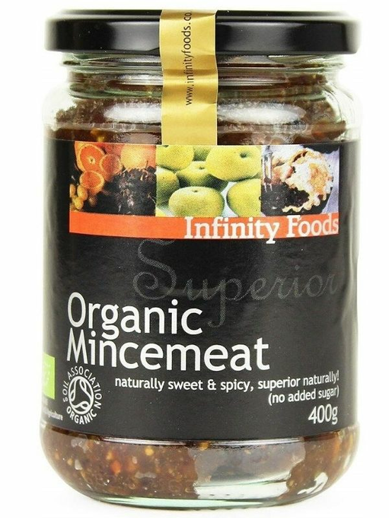 Organic Mincemeat 400g, No Added Sugar (Infinity Foods)
