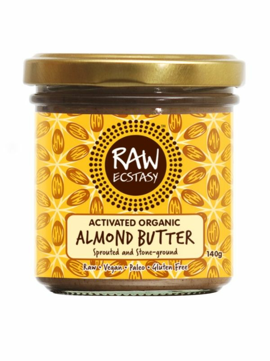 Activated Almond Butter, Stoneground, Organic 140g (Raw Ecstasy)