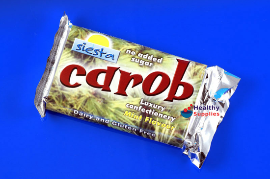 Carob Bar Mint Flavour 50g (Siesta)