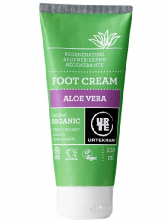 Aloe Vera Foot Cream, Organic 100ml (Urtekram)