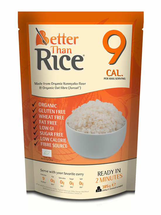 Low Calorie Rice, Organic 385g (Better Than)