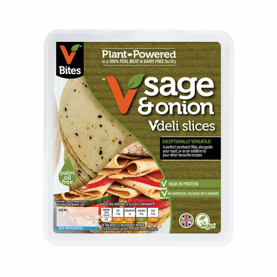 Vegideli Sage and Onion Slices 100g (VBites)