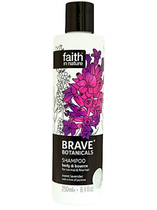 Brave Botanicals Shampoo Lavender & Jasmine 250ml (Faith in Nature)