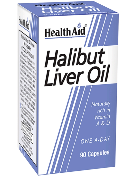 Halibut Liver Oil 90caps (Health Aid)