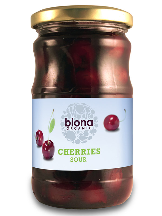 Biona Sour Cherries 350g Jar (Biona)