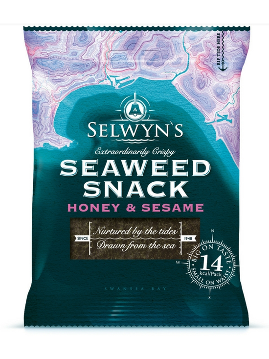 Honey & Sesame Seaweed Snack 4g (Selwyns)