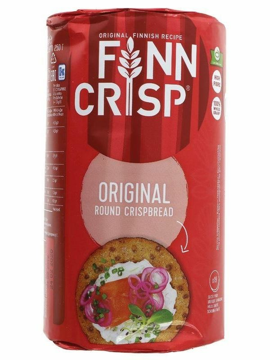 Finn Crisp Original Rye - Wholegrain [Round] 250g